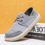 AIDASE  -  Men's Two-Way Wear Driving Shoes Slip-On Beijing Style Casual Fishing Boat Shoes Breathable Low Cut Comfortable All-Season aidase-shop