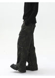 AIDASE  -  Men's Casual Trendy Basic Daily Loose Camouflage Wide Leg Straight Multi Pockets Denim Trousers American New Fashion Jeans Pants aidase-shop