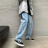 Aidase Jeans Men Casual Hip-hop Fashion European Style Autumn Simple Retro All-match Straight Trousers Cozy Tie-dye Chic Students New aidase-shop