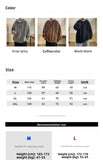 AIDASE  -  Men's Hoodie Knitwear Casual Autumn Winter Style Slimming Meat Covering Grey Simple Design Versatile Loose Fit Sweatshirt aidase-shop