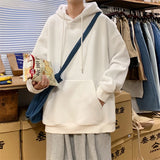 Aidase Fashion Brand Men's Hoodies Oversized Graphic Hooded Hoodies Mens Japanese Streetwear Harajuku Sweatshirts Black White Hoodies aidase-shop