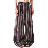 AIDASE  -  Men Pants Printing Elastic Waist Joggers Casual Wide Leg Trousers Men Vacation Bohemian Leisure Male Long Pants aidase-shop