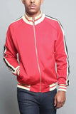 AIDASE  -  New Hot Sale Of The Season Men's Casual Sportswear Stripe Baseball Jacket Autumn Winter Open Cardigan Sweatshirt Loose Fit Comfo aidase-shop