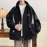 AIDASE  -  Couple Coats Classic Hooded Waterproof Design Version of Loose Slimming Fashion Trend All-in-one Fabric Breathable Comfortable aidase-shop