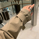 Aidase Spring and Autumn Tooling Jacket Men's Korean Style Trendy Fake Two-piece Japanese Retro Casual Jacket Coat Bomber Jackets aidase-shop