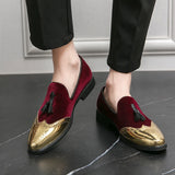 49.42Aidase High Quality Slip-on Green Loafers Men's Tassel Soft Leather Moccasin Flats Walking Men Shoes Casual Shoes Nubuck Leather Shoes aidase-shop