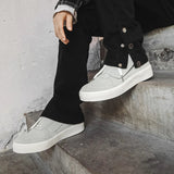 AIDASE  -  Platform Breathable Men's Casual Shoes Ice Silk Cloth Walking Shoes Slip-on Lazy Shoes Lightweight Driving Shoes Comfort Flats aidase-shop