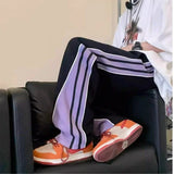 Aidase Male Trousers Baggy Autumn Winter Wide Punk Loose Men's Casual Pants Straight Striped Low Price Stylish High Quality Vintage Y2k aidase-shop