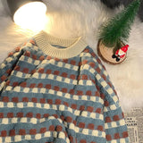 41.87Aidase Korean Street Style Men and Women Trendy Personality Winter New Sweater Couple Round Neck Pullover Loose Casual Top Harajuku Y2k aidase-shop