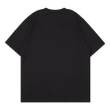 AIDASE  -  Cartoon Smoking Goose Print T-shirt Short Sleeved Round Neck Youth Loose Fitting Top Tees Men Women Unisex Couple Cotton T-shirt aidase-shop