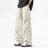 AIDASE  -  Loose Men's Casual Pants New Style Japanese Trendy Brand Spring Summer Straight Leg Workwear Wide Leg Versatile Trousers aidase-shop