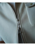 Aidase Oversized Men's Vest Double zipper Stand Collar Sleeveless Tank Tops Coat American INS Trendy High Street Loose Casual Waistcoat