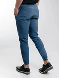 AIDASE  -  Office Business Mens Casual Pants Spring Autumn Stylish Solid Color Elastic Slim Fit Pencil Pants Men Fashion Mid Waist Trousers aidase-shop