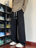 AIDASE  -  American Retro Casual Pants Men Summer Thin Breathable Cool Trendy Loose Straight Leg Floor-Length Long Pants Men aidase-shop