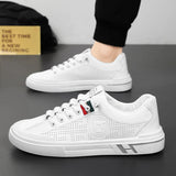 AIDASE  -  Men's slip on casual shoes summer new soft-sole breathable outdoor walking shoes fashion students lightweight sports board shoes aidase-shop