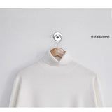 AIDASE  -  Fce Lined mid Ne Knitted Sweater for Men Autumn Winter f High Collar Warm Base Layer irt Casual Sle Polyeste... aidase-shop