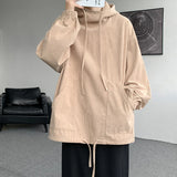 Aidase Men's Hoodies Korean Fashion Harajuku Oversized Pullover Hip Hop Long Sleeve Hooded Sweatshirts Streetwear Woman Pink Black Top aidase-shop