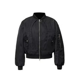 AIDASE  -  Retro American Motorcycle Style Short Baseball Jacket for Men Pilot Fashion Outerwear Trendy Brand Loose Fit Chinese Origin aidase-shop