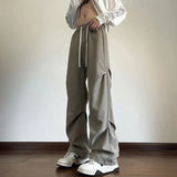 AIDASE  -  Men's Summer Thin Fashion Brand American Vibe Pants Loose Straight Wide-leg Casual Trousers aidase-shop