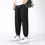 AIDASE  -  New Ultra-thin Men Fashionable Trendy Ice Silk Pants Comfortable High Elasticity Breathable Summer Outdoor Sports Fitness Pants aidase-shop