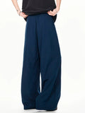 AIDASE  -  Unisex Drawstring Ice Silk Casual Baggy Pants Mens Women Fashion Summer Lightweight Quick Dry Cool Touch Wide Leg Trousers aidase-shop