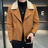 Aidase High Quality Winter Woolen Jacket Men Casual Business Trench Coat All-match Social Men Clothing Streetwear Overcoat M-3XL aidase-shop