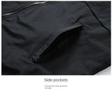 AIDASE  -  Fashion Casual Color Contrast Round Neck Coat Version Loose Quality Comfortable Fabric Breathable Not Stuffy Crisp Version Tall aidase-shop