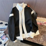 Aidase Korean Popular Clothes Coats New In Autumnr and Winter Sweater for Men Loose Fit Top Original Open Streetwear Knit Cardigan Man