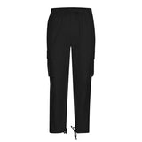AIDASE  -  Summer New Men's Work Pants European and American Foreign Trade Drawstring Multi Pocket Casual Pants aidase-shop
