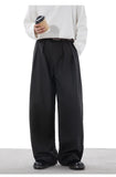 AIDASE  -  Spring New Men's Fashion Loose Simple Wide Leg Pants Basic Casual Solid Comfortable Straight Trousers Male Bottom Clothing aidase-shop