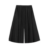 AIDASE  -  New Chinese Style Calligraphy Patchwork Wide Leg Pants Men's Design Sensation Small Audience National Trend Sash West Pants aidase-shop