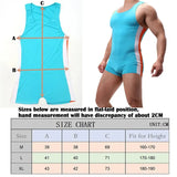 AIDASE  -  Men's Athletic One Piece Tank Top Bodysuit Sportwear Fitness Wrestling Singlet Slim-fit Boxers Jumpsuit Male Stretchy Leotard aidase-shop