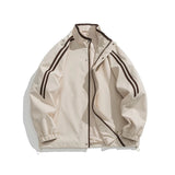 Aidase Solid Color Baseball Jacket Men Casual Stand Collar Bomber Jackets Spring Autumn New Baseball Collar Jacket Casual Zipper Jacket aidase-shop