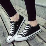 AIDASE  -  Men's Canvas Shoes Breathable Casual Sneakers Korean Style Versatile Student Flat Heel Low Cut Durable TPR Outsole Fashionable aidase-shop