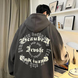 Oversized Men's Hoodies Foaming Printing Autumn Winter Jumpers Fashion Brand Hip Hop Male Hooded Sweatshirts aidase-shop