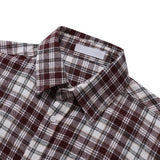 AIDASE  -  Oversized Men's Plaid Long Sleeve Korean Style Shirt, Trendy Loose Plaid Shirt, Handsome Jacket, Unisex American Retro Plaid aidase-shop