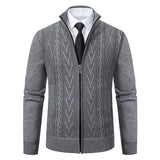 =Aidase 2024 New Men's Sweaters Autumn Winter Warm Zipper Cardigan Sweaters Man Casual Knitwear Sweatercoat male clothe aidase-shop