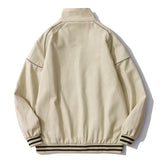 Aidase College Jacket Men Women Spring Autumn High Street Casual Windbreaker Letter Print Coats Couple Fashion Bomber Varsity Jackets aidase-shop