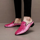 AIDASE  -  Size 40-48 Elegant Men Slippers Four Seasons British Comfortable Non slip Business Versatile Slippers Italian Outdoor Slippers aidase-shop