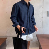 AIDASE  -  Japanese Retro Shirts for Men Spring Design Oversized Long Sleeve Loose Casual Shirts Coat High-end Fashion Streetwear aidase-shop