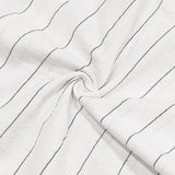 AIDASE  -  Summer stripe Linen Casual Shorts Men drawstring Loose Straight Short Pants Fashion holiday hawaiian Thin Beach Shorts aidase-shop