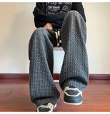 AIDASE  -  American Retro Casual Pants Men Summer Thin Breathable Cool Trendy Loose Straight Leg Floor-Length Long Pants Men aidase-shop