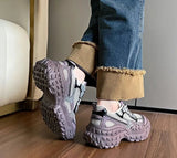 AIDASE  -  Women's Summer New Mesh Breathable Platform Wedge Sneakers Thick Sole Casual Chunky Dad Shoes aidase-shop