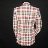 Aidase Plaid Men Wedding Coat Notched Lapel Tuxedos Slim Fit Groom Wear Business Office Blazer Only One Jacket aidase-shop