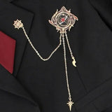AIDASE  -  Temperament Casual Male Blazer Double Breasted Long Sleeve Personality Decoration Fashion Handsome Men's Suit Coat 21E6875 aidase-shop