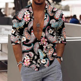AIDASE  -  Regular Cuff Men'S Plaid Shirt Men Long Sleeve Winter Casual Printed Shirts Fashion Top Blouse Shirts Camisas De Hombre aidase-shop