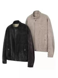 AIDASE  -  American Retro Workwear Harington Jaet Men Loose Casual Trend Spring Autumn Plaid  Baseball Coat Youth ular aidase-shop