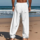AIDASE  -  Europe and America Autumn Men's Hip Hop Breathable Cotton and Linen Loose Casual Sports Pants aidase-shop