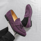 AIDASE  -  High Quality Leather Loafers Shoes Men Fashion Tassel Classic Original Man Casual Shoes Comfortable Office Business Party Shoes