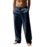 AIDASE  -  Europe and America Autumn Men's Hip Hop Breathable Cotton and Linen Loose Casual Sports Pants aidase-shop